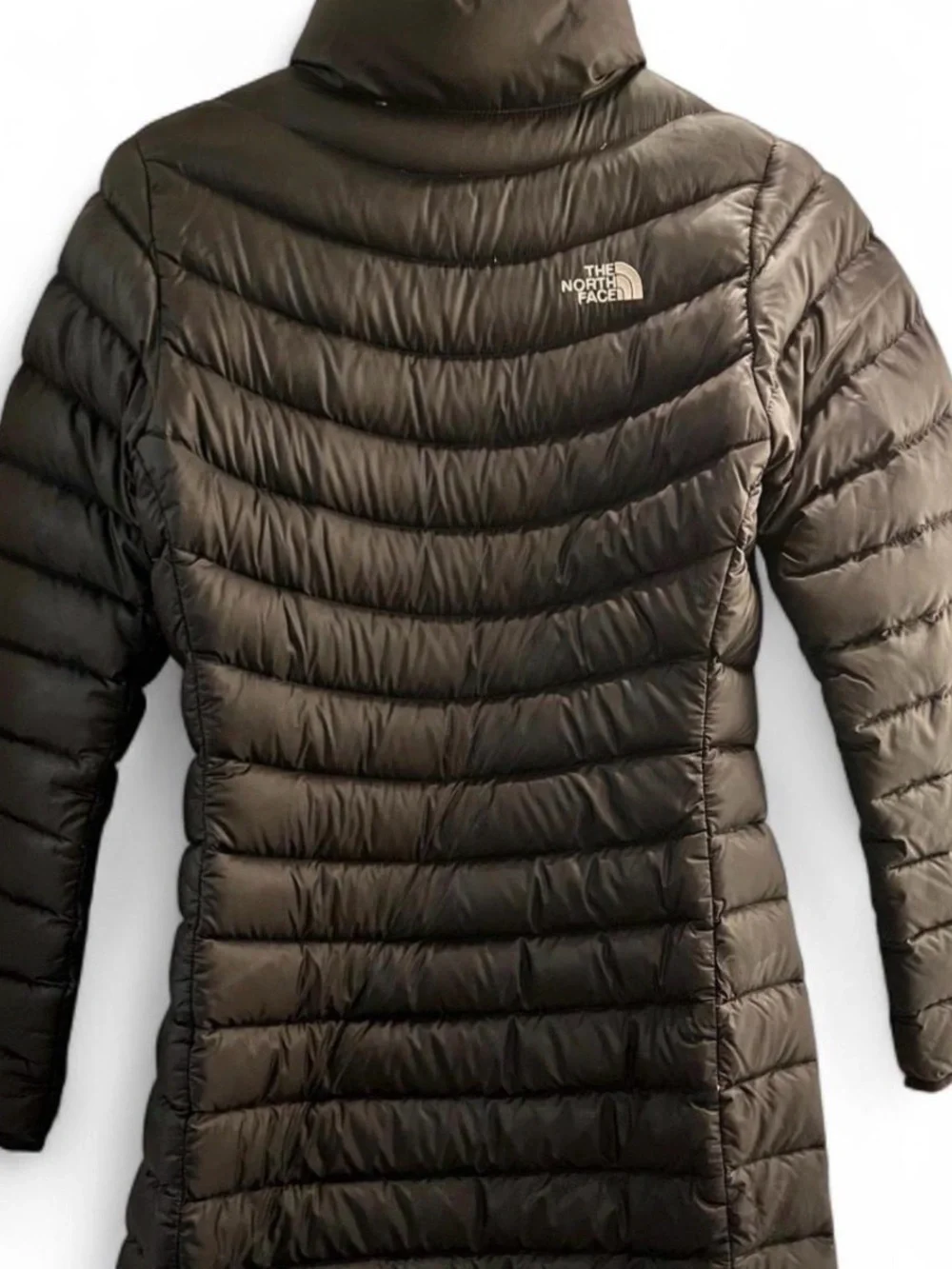 The North Face Women's Dark Brown Quilted Puffer Coat